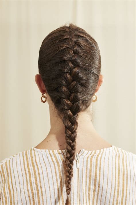 Plaited Hair In French