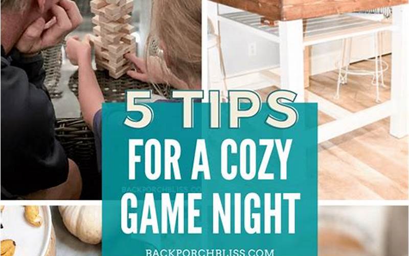 Plan A Cozy Game Night