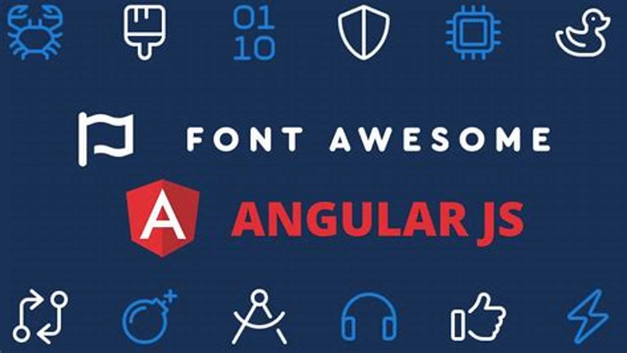 Plan To Use The Svg+Js Method Of Font Awesome With Angular., Images
