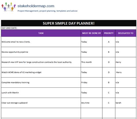 Plan your day with tasks