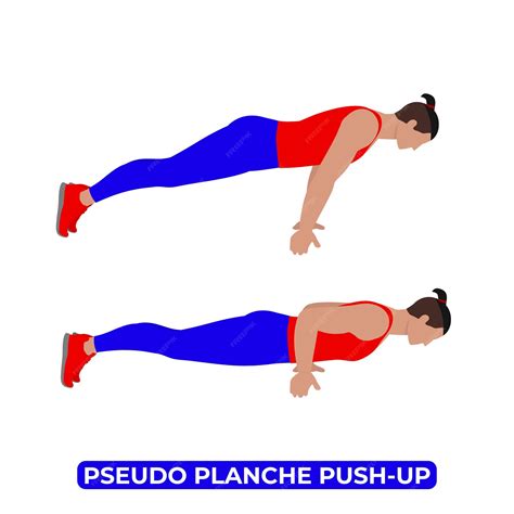 Planche Push Up Exercise Image