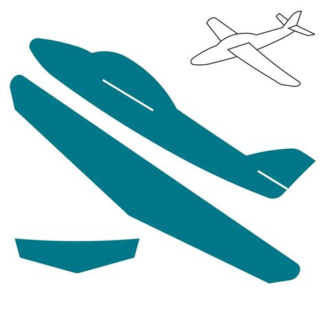 Plane Cut Out Template