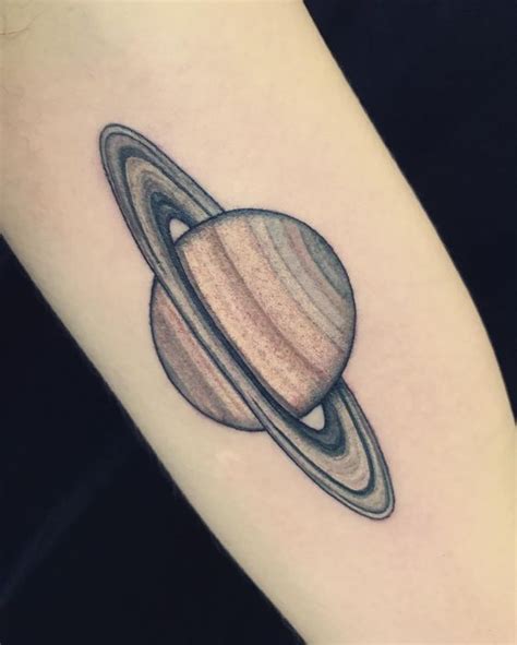 Planet Saturn Tattoo