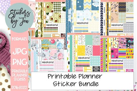 Download Planner Sticker Bundles Printable PNG Commercial Use Free PSD Mockups