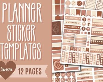 Download Planner Stickers Commercial Use DXF Files