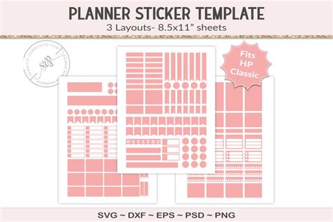 Download Planner Stickers Creativefabrica DXF Files