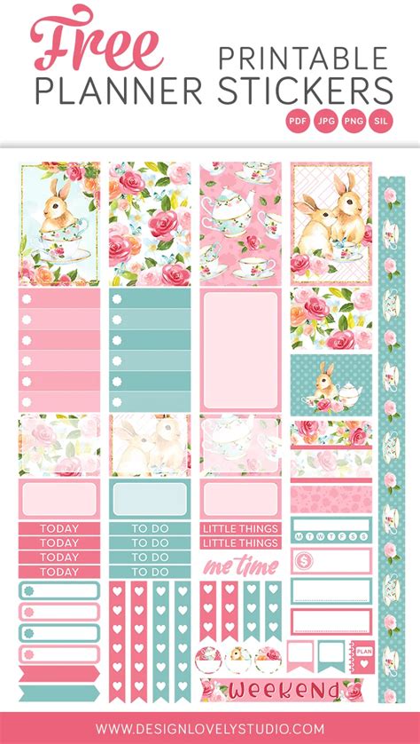 Download Planner Stickers Files for Cricut