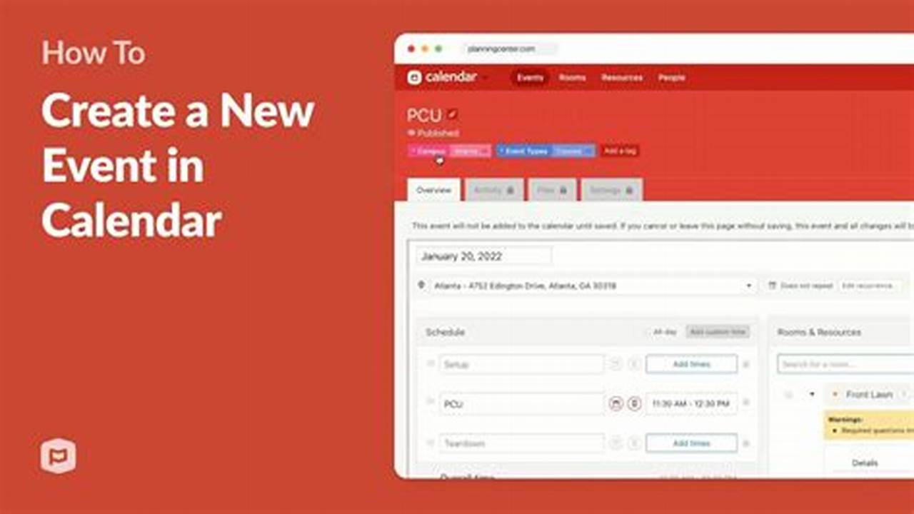 Planning Center Calendar Tutorial