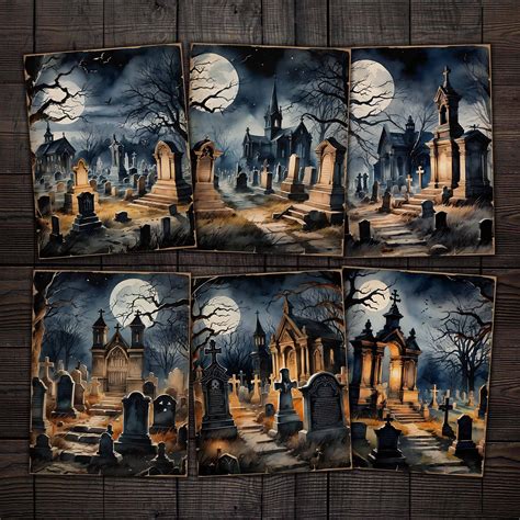 Spooky Graveyard decorations