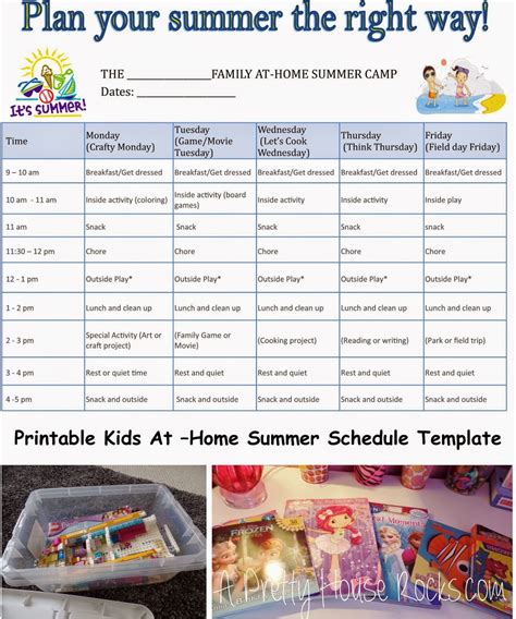 Planning Summer Activities