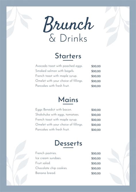 Planning Your Brunch Menu