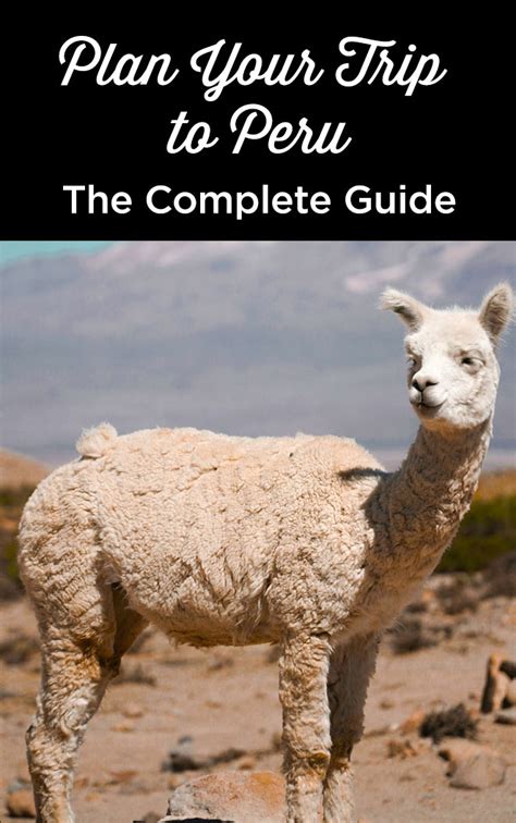 Planning a trip Peru