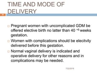 Planning for Delivery with GDM