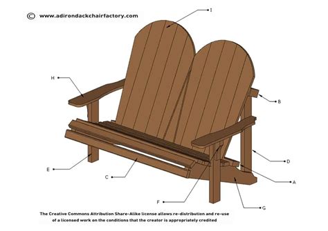 Plans For Double Adirondack Chair