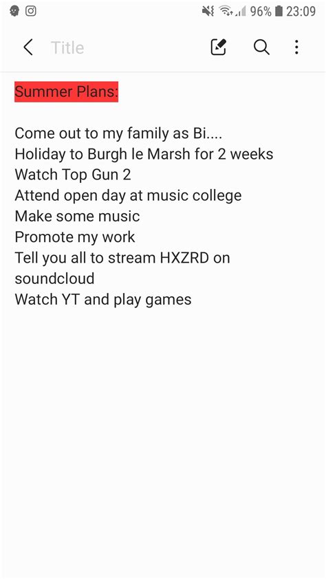 Plans For The Summer Reddit