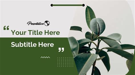 Plant Google Slides Template