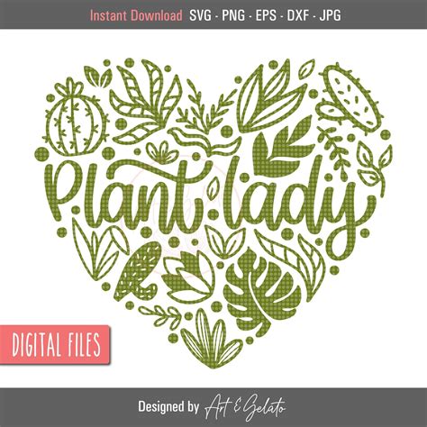 Download Plant Lady Wreath, Spring SVG For Cricut