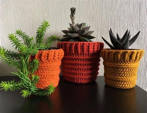 Plant Pot Cover Crochet