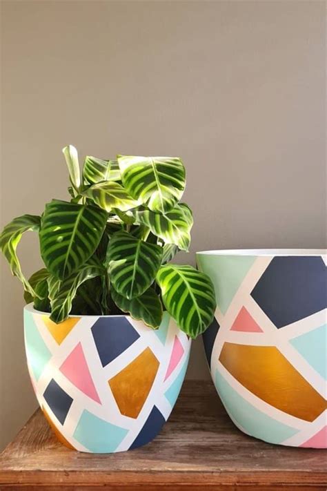 Plant Pot Paint Design