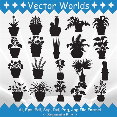 Grow Your Creativity with Eye-Catching Plant SVG Designs: A Collection of Botanical Beauty for Your Projects