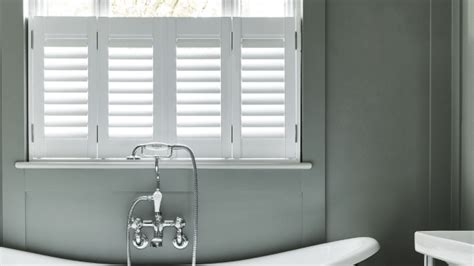 Plantation Shutters For Bathroom Window