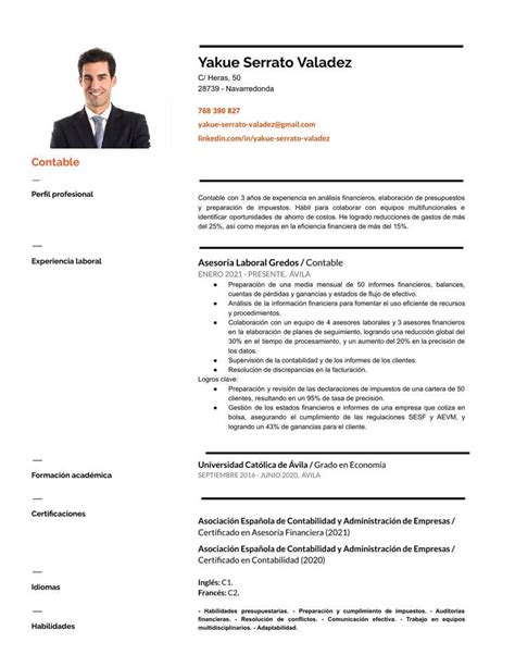 Plantilla Cv Google Docs