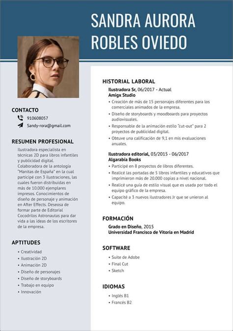 Plantilla Cv Gratis Pdf