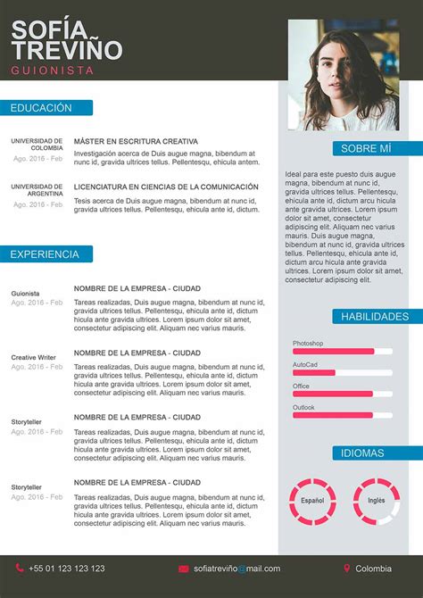 Plantilla Cv Gratis Word ▷ Plantillas para Curriculum Vitae GRATIS ➡️ 《 CV en WORD 》