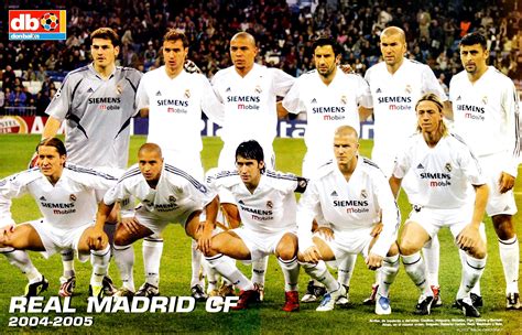 Plantilla Real Madrid 2004