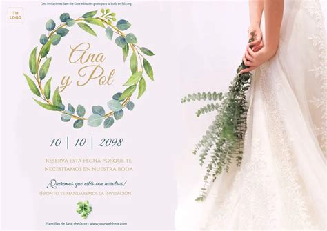 Plantilla Save The Date