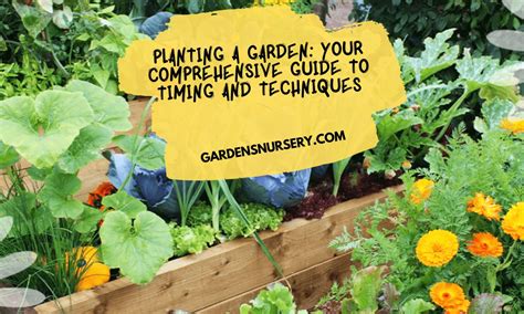 Planting Techniques and Timing
