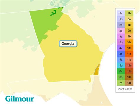 Planting Zones Georgia