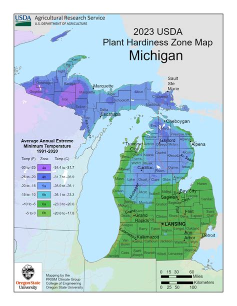 Planting Zones Michigan