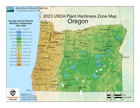 Planting Zones Oregon