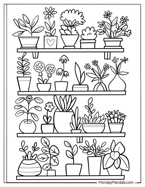 Plants Coloring Page