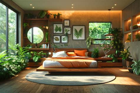 Plants and Greenery Bedroom Ideas