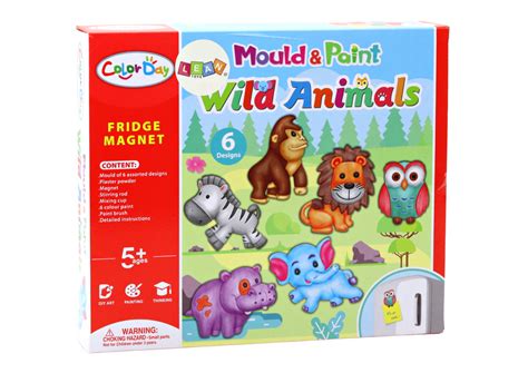 Plaster Animal Magnets