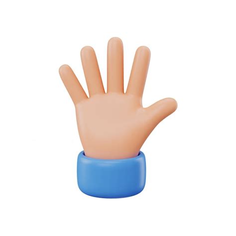 Plaster Hand 3D PNG