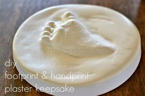 Plaster Handprint or Footprint Keepsakes