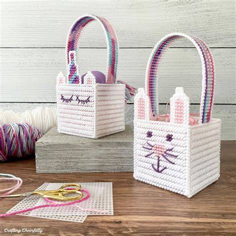 Plastic Canvas Easter Baskets