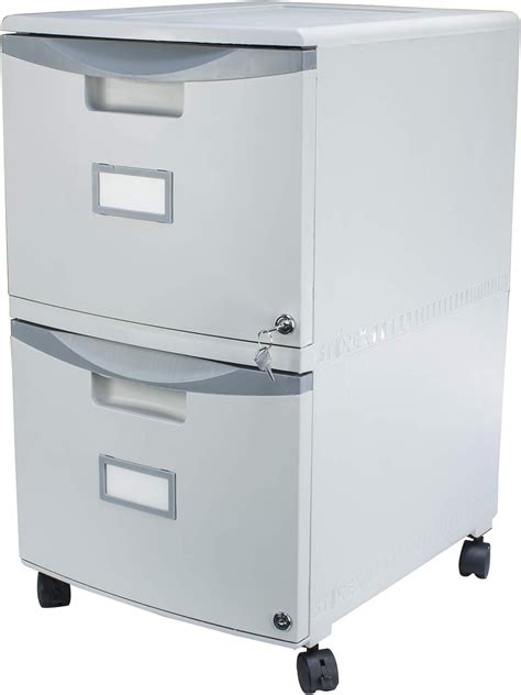 Plastic Two Drawer File Cabinet