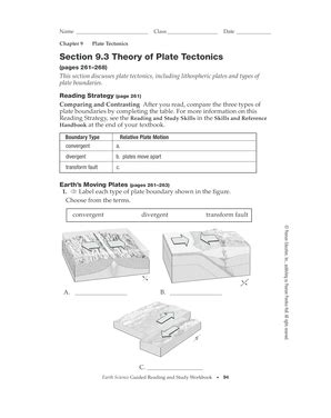 Plate Tectonics Worksheet Answer Key - Fill Online, Printable, Fillable