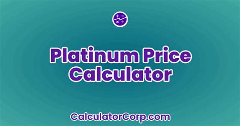 Platinum Price Calculator