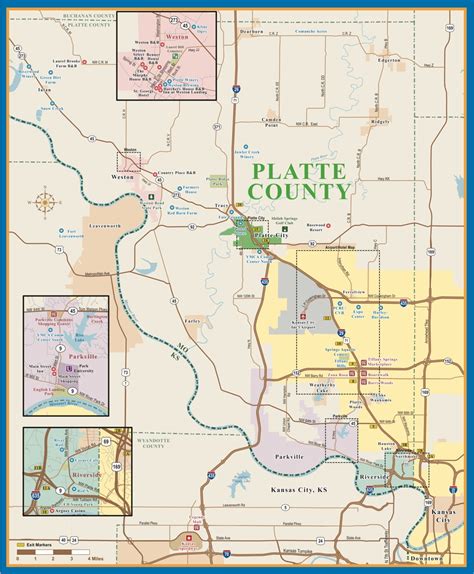 Platte County Missouri Map Cities And Towns Map