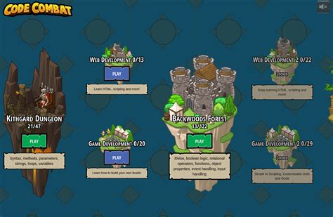 Play CodeCombat Levels - Learn Python, JavaScript, and HTML 