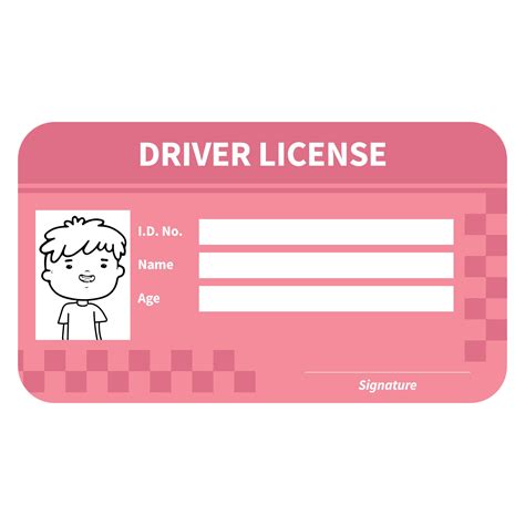 Play Drivers License Template
