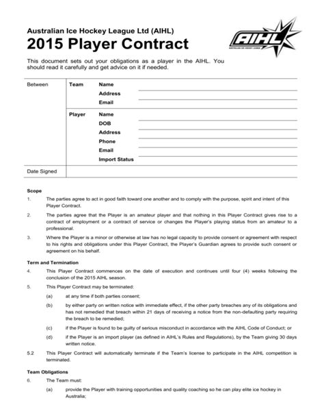 Football Manager Contract Template Pdf Fill Out and Sign Printable