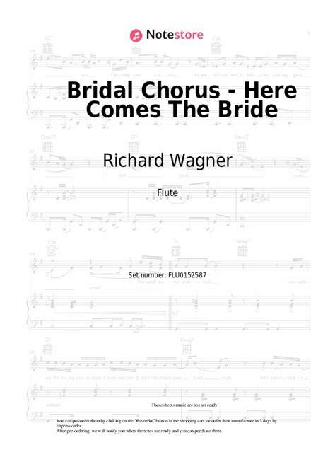 Playing Here Comes the Bride on the Flute