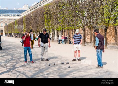Playing Petanque Paris