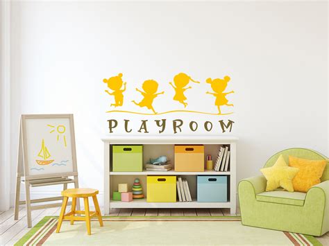 Playroom wall stickers